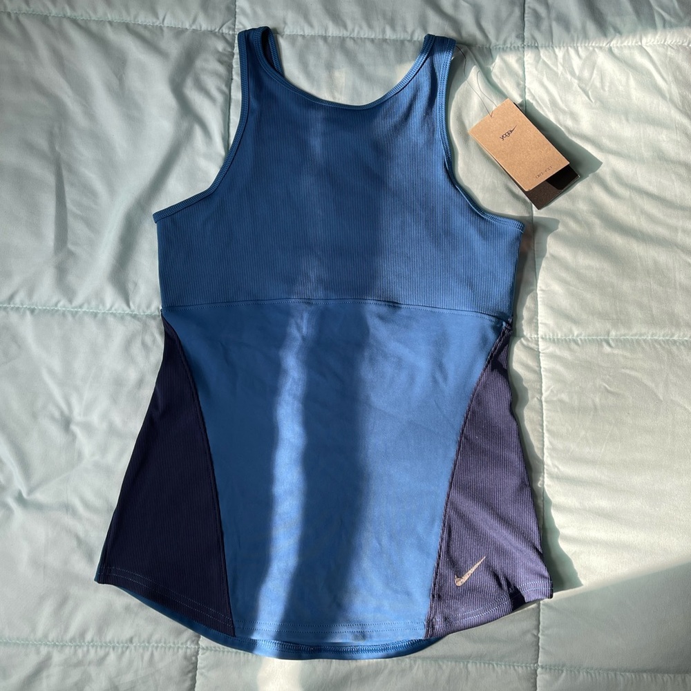 Nike Blue Yoga Tank Top